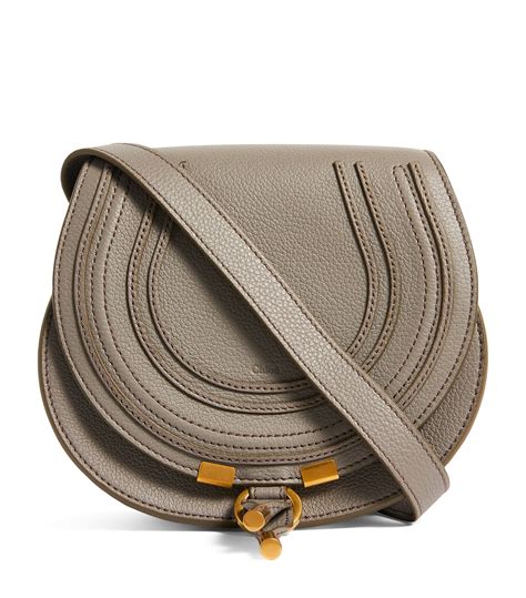 chloe mini marcie bag grey|chloe marcie small saddle bag.